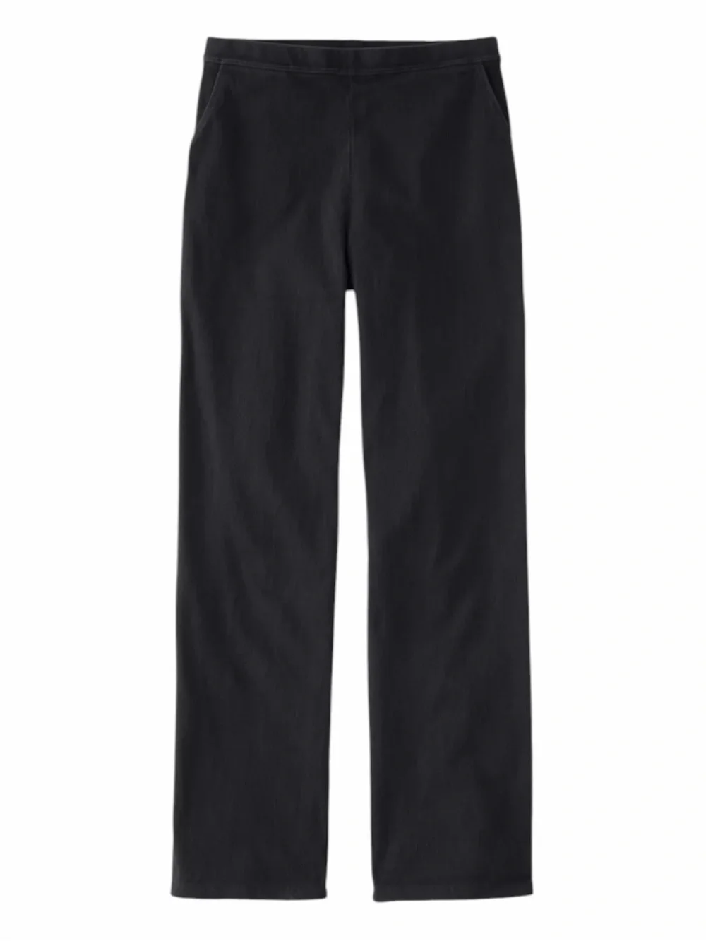 NWOT L.L. Bean Perfect Fit High-Rise Pull On Pants, Denim Straight-Leg‎
